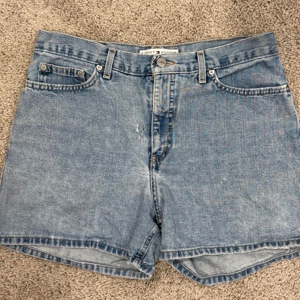 Vintage Tommy-hilfiger Women's Denim Shorts